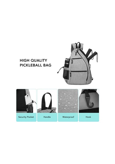 Pickleball Sırt Çantası Ayarlanabilir Sling Çanta Pickleball,çok Renkli Diğer Çok Renkli