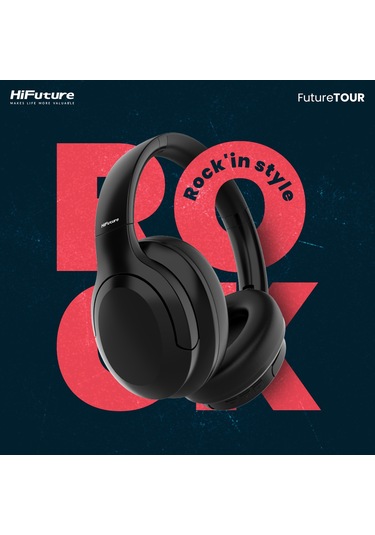 HiFuture FutureTour Bluetooth 5.2 ANC Özellikli Mikrofonlu Kablosuz Kulak Üstü Kulaklık