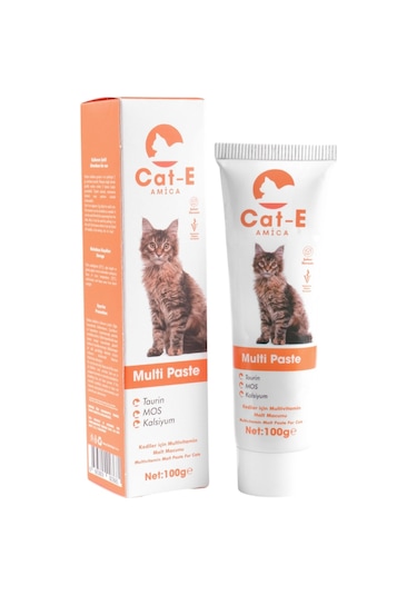Amica Cat-e Multivitamin Paste Kediler İçin Multivitamin Malt Macunu