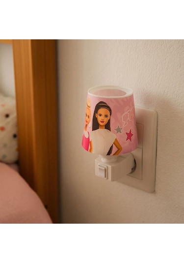 Ykc Barbie Abajur Gece Lambası - Pembe Pembe