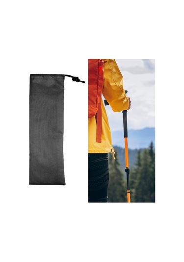 Homyl Bağcıklı Saklama Çantası Hafif Çadır 13cmx60cm Siyah