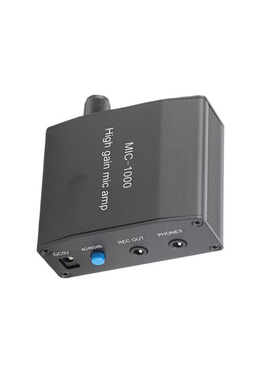 Moveevo Mikrofon Amfi 1000x Zayıf Ses Çoğaltıcı Alc Kontrol 3.5mm Arayüzlü Usb Şarjlı Alüminyum Kasa