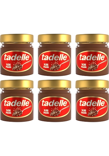 Tadelle Parça Fındıklı Kakaolu Fındık Ezmesi 200 Gr X 6 Adet