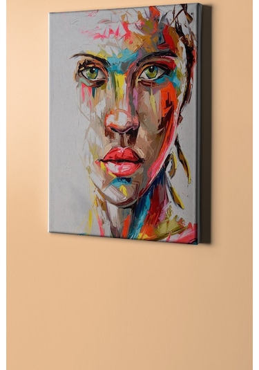 Webstyle Tutkulu Kadın 2 Sayılarla Boyama Seti Kasnaklı 40x50 Cm