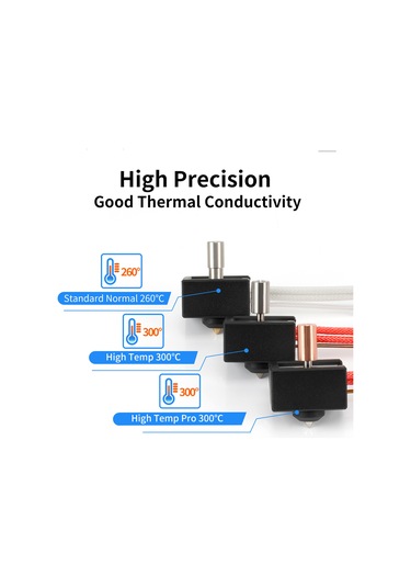 Ximistore9 Creality Ender-3 S1 İçin 260 Alüminyum Isıtıcı Blok Ve Pirinç Nozul İle Sprite Ekstruder Yükseltme Seti