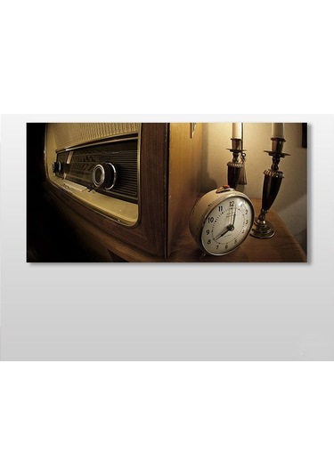 Eski Radyo Kanvas Tablo