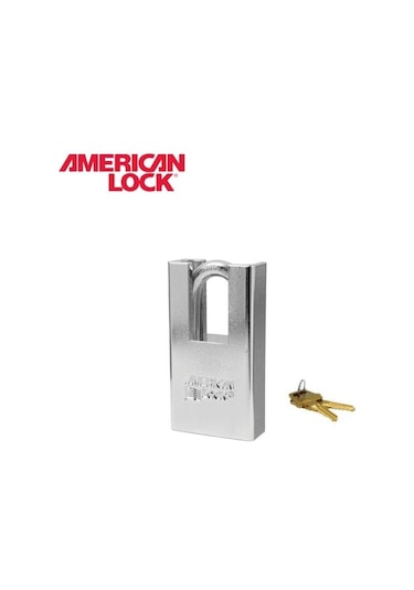 Amerıcan Lock A5300 Saklı Kelepçeli Masif Çelik Asma Kilit. 44mm