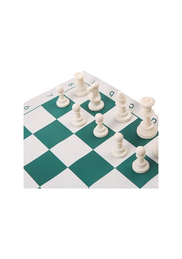 Sones Taşıma Çantasıyla Birlikte 34,5 Cm Katlanabilir Taşınabilir Satranç Takımı