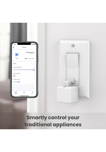 Mufunye Akıllı Tuş Kontrol Robotu, Bluetooth Uzak Kumanda, Ev Aletlerini Kahve Makinesi, Süpürge Kontrol Edebilir, Alexa Ve Google Home İle Uyumlu, Beyaz, Dahili Pil Beyaz