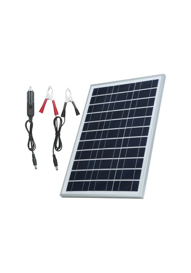 Hfambition 60w Monokristal Güneş Paneli Seti: Ip65 Su Geçirmez, Dc18v Çıkış, Krokodil Klipsi + Araç Şarj Cihazı, Taşınabilir Çerçeveli