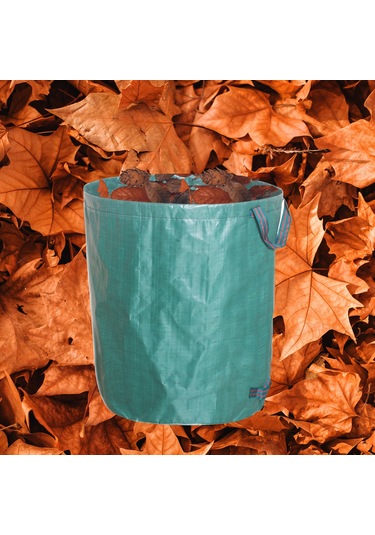 Teltree 60l Yeşil Bahçe Çöp Torbası - Kollu, Katlanabilir, Dayanıklı Bahçe Ve Tarım Atık Toplama Aracı
