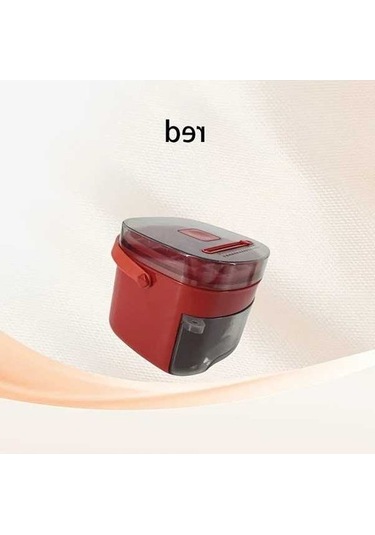 Fastbuy Manuel Buz Yapıcı 48 Bölmeli Kırmızı Plastik Tepsi, Büyük Kapasiteli, Dayanıklı, Yeni Model Kırmızı