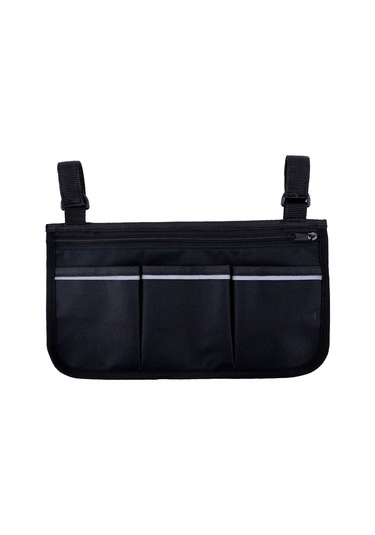 Cepli Tekerlekli Sandalye Çantası Yansıtıcı Şeritler Tip 1 Siyah Diğer