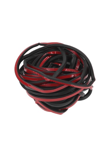 Evrensel Araba Weathersstrip Kapı Hava Sıyırma Kenar Trim Conta Şeridi, 52.5ft, Epdm Kauçuk, Siyah