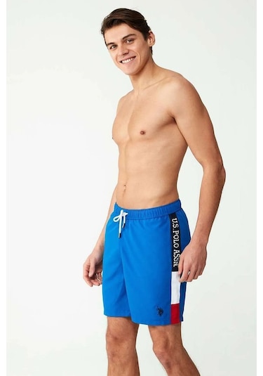 U.S. Polo Assn. U.s Polo Assn. 23005 Erkek Cepli Uzun Deniz Şortu-saks Saks
