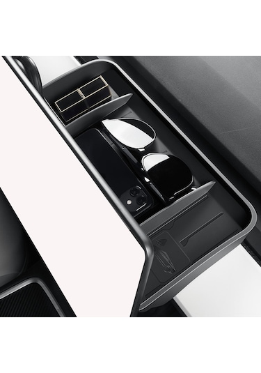 Suntek Tesla Model 3 Y İçin Orta Konsol Dash Tepsisi Yedek Parça Düzenleyici Tepsisi