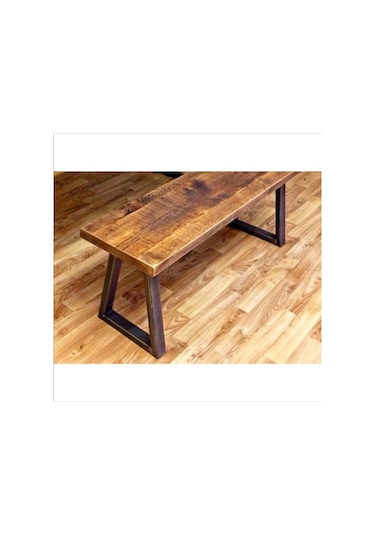 İlgitrafik Bank Oturma Yeri Metal Demir Ayak Ağaç Ahşap Kütük Sehpa Ayağı (351992762)