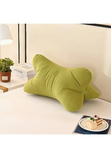 Elmpaly Turuncu Yastık: Yatak, Kanepe Ve Sandalye İçin Ergonomik Bel Boyun Desteği, Nefes Alabilir Malzeme Turuncu