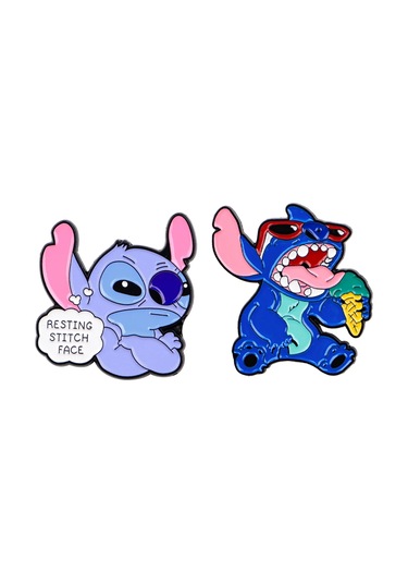 Sevimli Çizgi Film Dikiş Emaye Iğneler Anime Uzaylı Broş Yaful Iğneleri Rozet 5 5 Çok Renkli