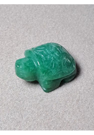 Beautiful Stones Doğal Aventurin Taşından Kaplumbağa Heykelciği 318200706