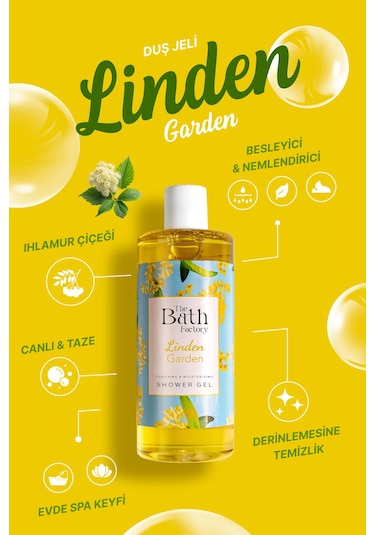 Nemlendirici Ve Besleyici Ihlamur Bahçesi Duş Jeli 400 Ml