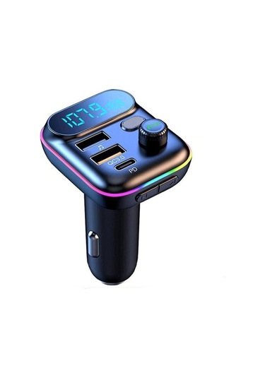 Sones T70 Araba Mp3 Çalar Fm Verici Bluetooth Usb Araç Mobil Şarj Cihazı İle Qc3.0 Hızlı Şarj U Disk Müzik Çalar Fm Modülatör