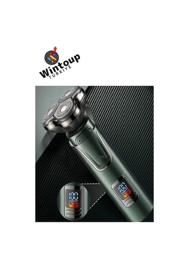 Wintoup Özel Üretim 3in1 Tıraş Makinesi Dijital Göstergeli 3 Başlıklı Tıraş Makinesi