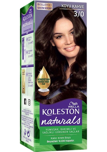Koleston Naturals Boya 3/0 Koyu Kahve