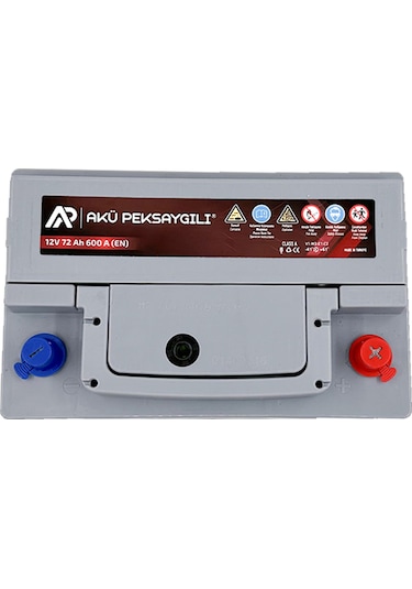 Akü Peksaygılı 12V 72 Ah Akü - Yeni Üretim