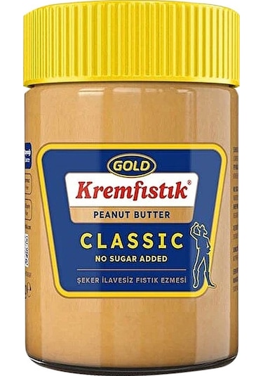Gold Fıstık Ezmesi Classic Ve Şekersiz 340 Gr 2 Li Paket