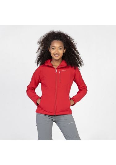 Merrell Focus Kadın Softshell Ceket Kırmızı Kirmizi
