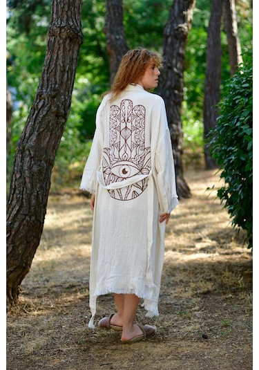 Brandsmithshop Talisman Bloom Kimono Düz Çok Renkli