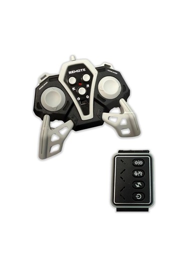 Ctoys 360 Derece Dönen Şarjlı Uzaktan Kumandalı Saatli Araç Kırmızı G132a Çok Renkli