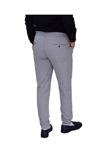 Erkek Beli Lastikli Jogger Pantolon Regular Fit Bgl-st04328 Gri