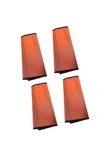 Homyl 4 Adet At Sineği Botları Binicilik Ekipmanları Turuncu Turuncu