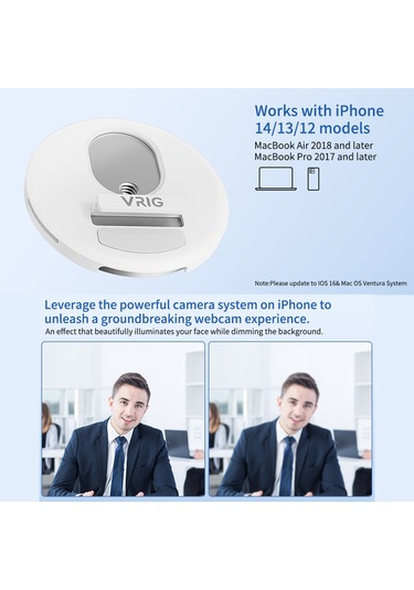 Youmex İphone 12/13/14 Serisi İçin Manyetik Telefon Tutucu, 1/4 Vida Deligi İle Mac Kamerasına Dönüştürücü - Vrıg Mg-12 GÜMÜŞ