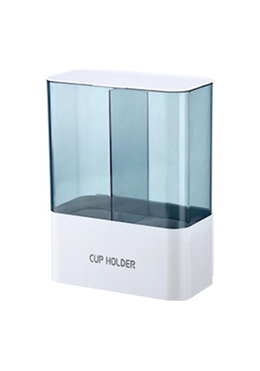 Qingmipy Duvar Montlu Otomatik Bardak Alıcı - Tek Kullanımlık Bardak Rafı, Ev İçin Pratik Su Bardak Tutucu, Beyaz Diğer