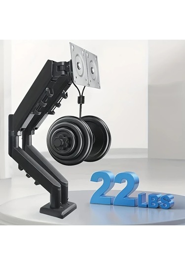 Honeybeeshop Siyah 13 32 Inc Ayarlanabilir Monitör Standı Yükseklik Eğim Açı Kontrolü Vesa