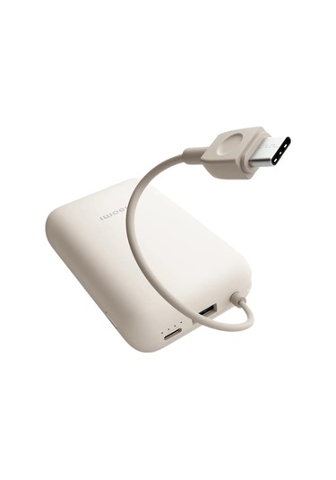 Xiaomi 10000 Mah Dahili Kablolu Powerbank Type-c Beyaz