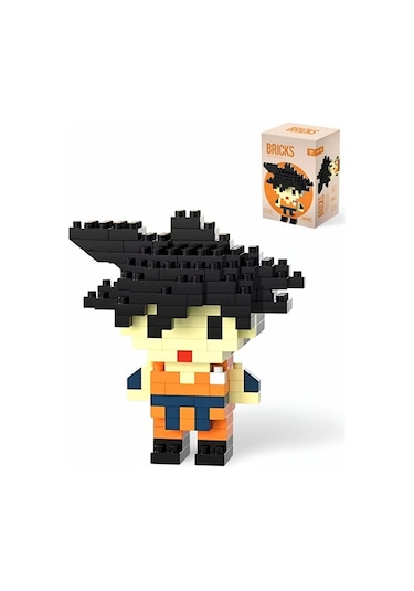 Brıcks Goku Yapı Blok Figür 155 Parça Dragon Ball Mini Brick Ko