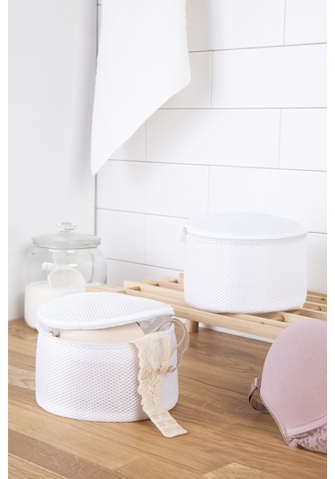 Ocean Home Textile Beyaz Renk İç Çamaşırı Yıkama Filesi 20 x 10 cm