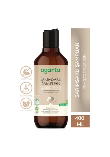 Agarta Sarımsaklı Doğal Şampuan 400 ML