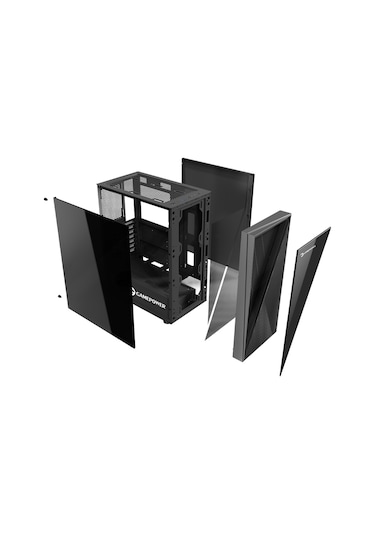 GamePower Ravadin ATX 3* ARGB Infinity Fan Temper Cam Gaming RGB