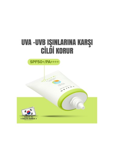 Orjena Aqua Su Bazlı Güneş Kremi SPF50+ 50 ML