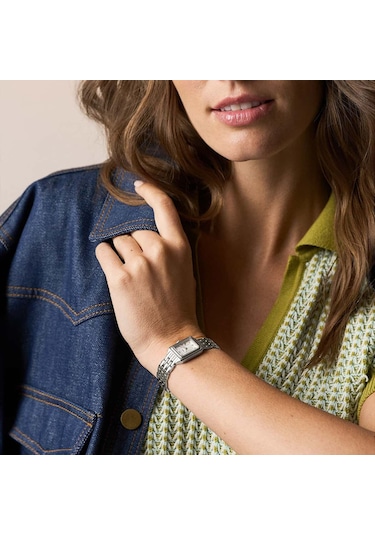Fossil Fes5469 Kadın Kol Saati Metalik Gri
