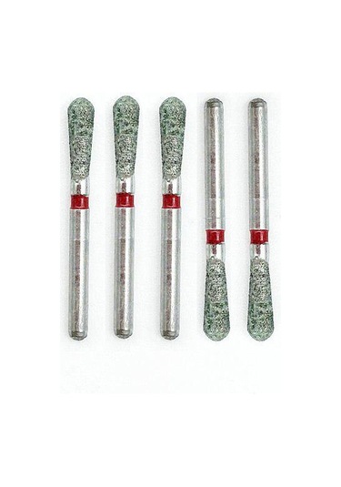 10 Adet Diş Elmas Uç Matkap Dia-burs Parlatma Yumuşatma Beyazlatma Ürünü Yüksek Hızlı El Aleti Orta Fg 1.6m Ex-21f