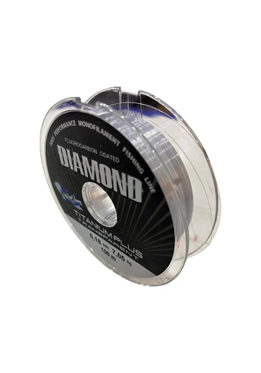 Bauer Diamond Titanium Plus 0.18 Mm 100 Mt Makara Misina - Renk: Füme 7,05 Kg