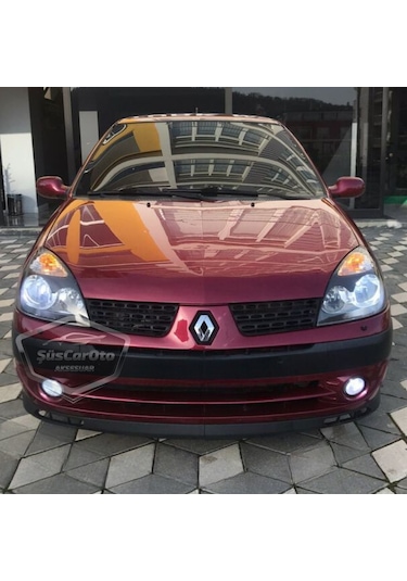 Renault Clio 2 Symbol Hb&sedan 1998-2008 Uyumlu Üniversal Laguna Lip Esnek Ön Lip 2 Parça Tampon Altı Dil Karlık Ön Ek 00 Şüscaroto Aksesuar
