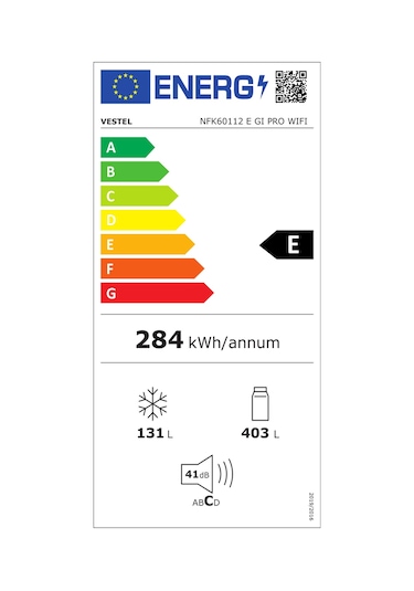 Vestel NFK60112 E GI PRO WIFI 533 Lt No-Frost Buzdolabı