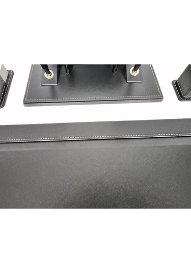 Prozenis Rota Metal İsimlikli Siyah Renk Deri Sümen Takımı